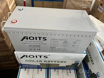 2 Batterie Gel 200 AH 12 V