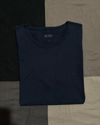 T-shirt Hugo Boss blu scuro uomo taglia L