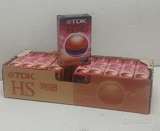 Lotto di 10 Videocassette  TDK VHS-C   HS45