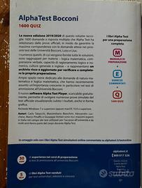 Alpha test Bocconi Luiss Liuc - kit di preparazion