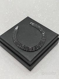 Bracciale Tennis Colore Nero 