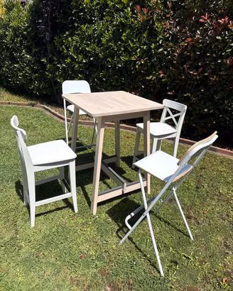 Set tavolo alto piu sedie