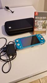 Nintendo switch lite turchese