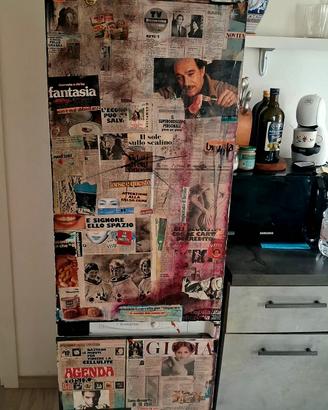 Frigorifero  decorato  da collezionare 