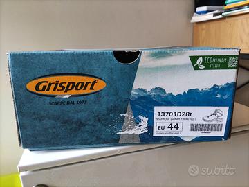 Scarponcini da trekking nuovi Grisport taglia 44