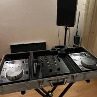 Mixer Pioneer DJM-250 MK2 + 2 Pioneer CDJ 350