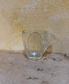 Set di 6 tazzine da caffè in vetro