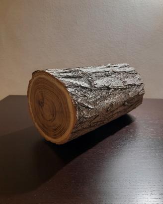 Tronchetto di Legno al Naturale 🪵con corteccia 