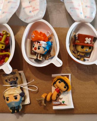 Set 5 Funko One piece Kinder joy 