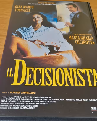VIDEOCASSETTA VHS FILM IL DECISIONISTA 