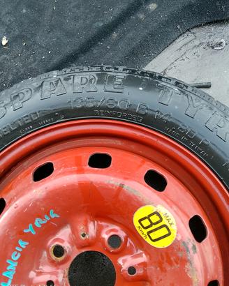 ruotino per fiat panda,lancia,ypsilon e  fiat500.