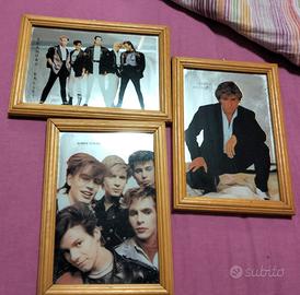 Cornici di Legno con Duran Duran/ Spandau Ballet e
