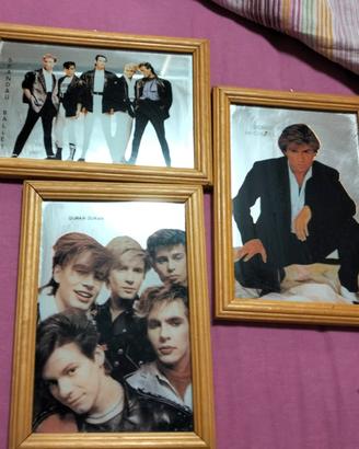 Cornici di Legno con Duran Duran/ Spandau Ballet e