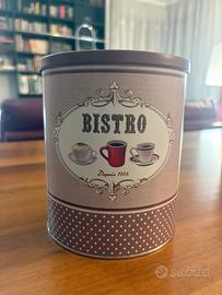 Barattolo porta biscotti in latta