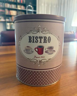 Barattolo porta biscotti in latta