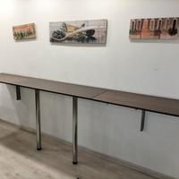 Mensole in wenge' per sette posti