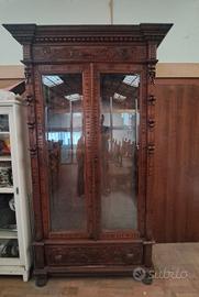 Credenza per piatti, bicchieri in stile art decó