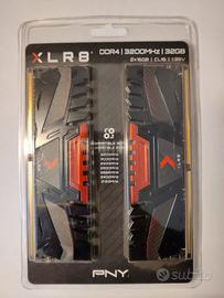 Ram gaming PNY XLR8 16 GB di RAM DDR4 3200 MHz