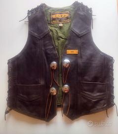 Gilet Vera pelle uomo taglia M  L