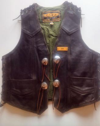 Gilet Vera pelle uomo taglia M  L