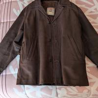 giacca pelle marrone 