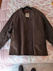 giacca pelle marrone 