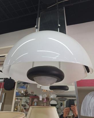 lampada sospensione con 2 binari per regolazione a