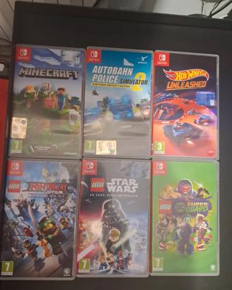 Lotto 6 Giochi Nintendo Switch