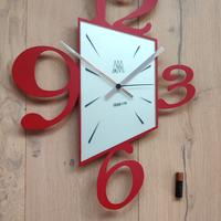 Orologio da parete in ferro rosso Arti&Mestieri