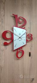 Orologio da parete in ferro rosso Arti&Mestieri