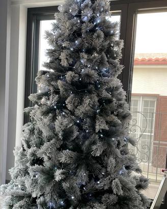 Albero di natale Shabby innevato mt.2,40