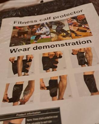 proteggi polpacci fitness