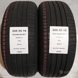 2 GOMME 205 55 16 MICHELIN RFT BR896