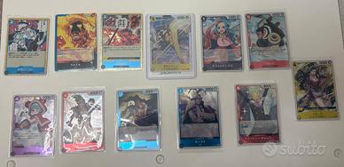 card game one piece Giapponesi 