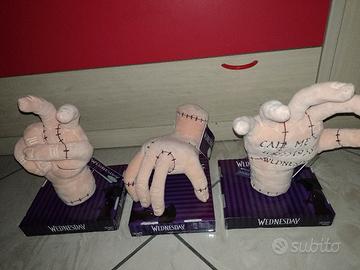 gadget Halloween mano mercoledì Addams x 3 nuovo 