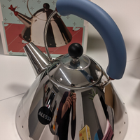 Bollitore Alessi 9093 azzurro nuovo mai usato