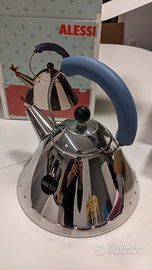 Bollitore Alessi 9093 azzurro nuovo mai usato