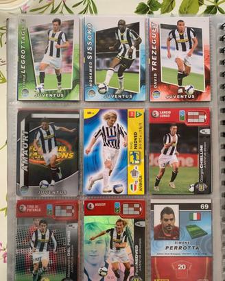 Lotto cards juventus calciatori panini