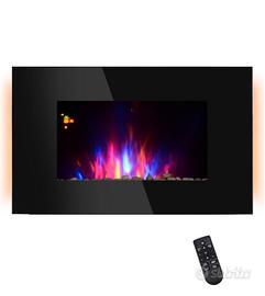 Camino elettrico LED da parete 1000/2000W nuovo