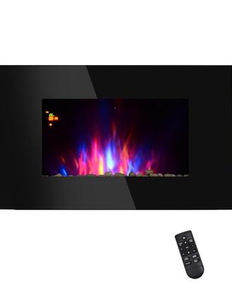 Camino elettrico LED da parete 1000/2000W nuovo