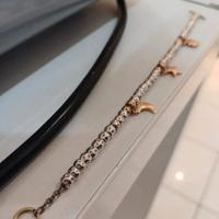 dodo bracciale  argento ed oro rosa