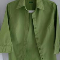 camicia Verde  erba benetton