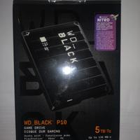 HDD 2.5 WD_BLACK P10 Game Drive 5TB nuovo.