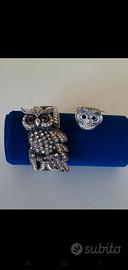parure bracciale e anello Civetta