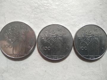 Monete 100 lire 