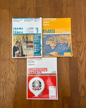 TRAME DEL TEMPO 1 + ATLANTE STORICO +ED.CIVICA