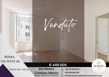 Appartamento di 59 m² con 3 locali a Roma