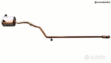 Marmitta e centrale di scarico Fiat 500 1.2