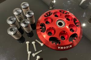 Spingidisco frizione ergal rosso Rizoma