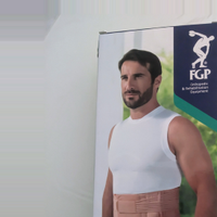 Busto lombare steccato ortopedico